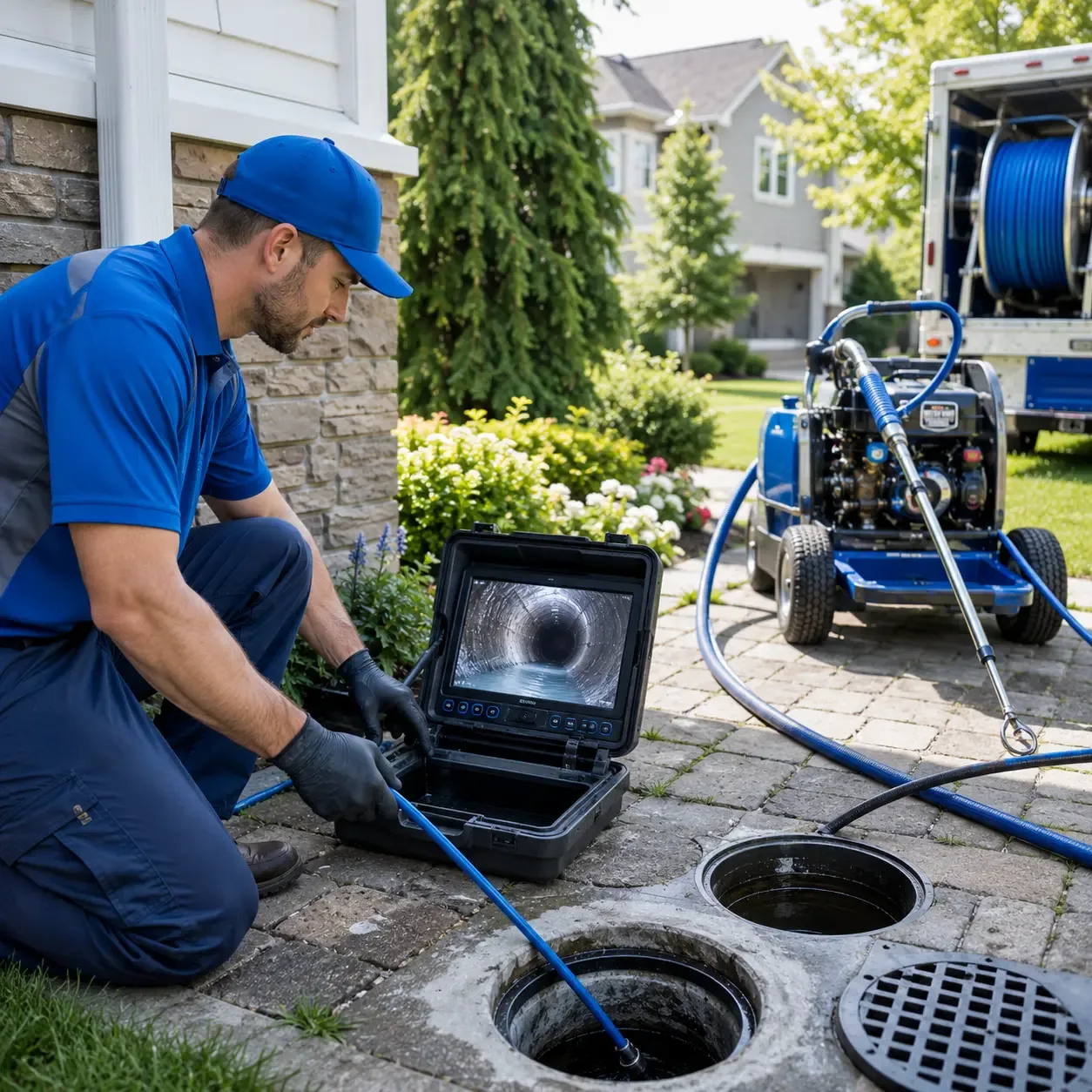 Outdoor drain cleaning professionals serving Grand Forks, ND
